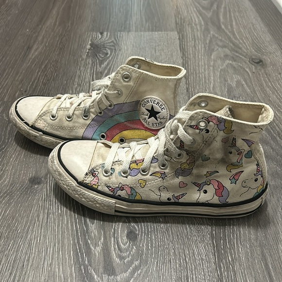 Kids’ Converse Chuck Taylor All Star Hi 'Unicorn' - sz 2 - Picture 2 of 6